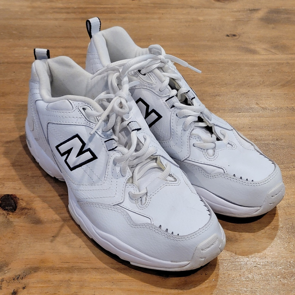 New Balance WX600WT Women's 8.5 US 6.5 UK White Leather Training Shoes